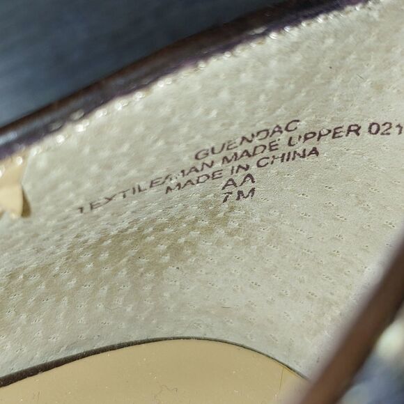 Nine West cheetah print twine platform canvas  heel Sz 7 - Picture 13 of 14